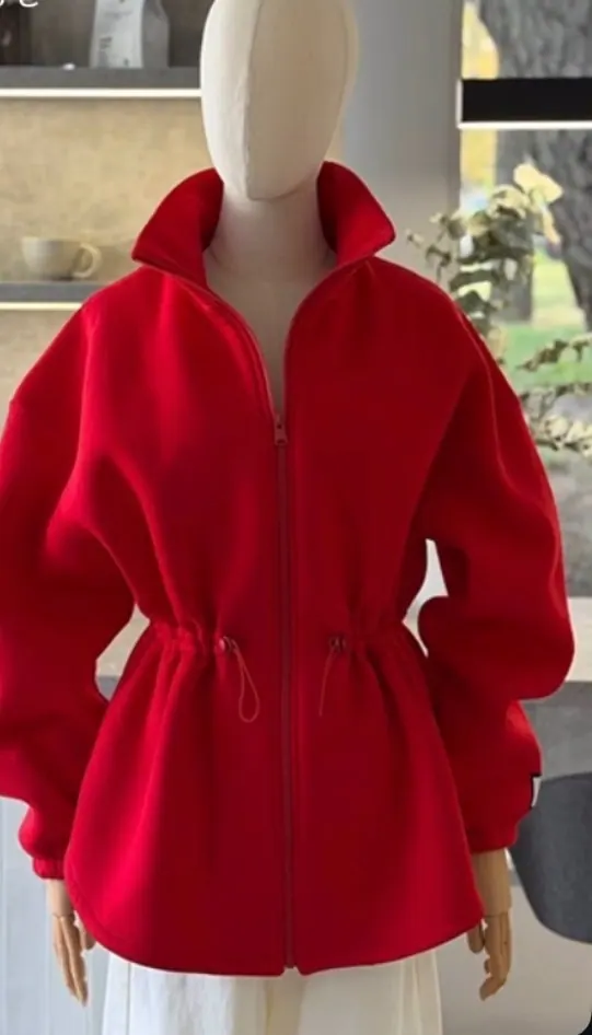 Fleece-Lined Cardigan | Art. 13159 by Brand&Trend